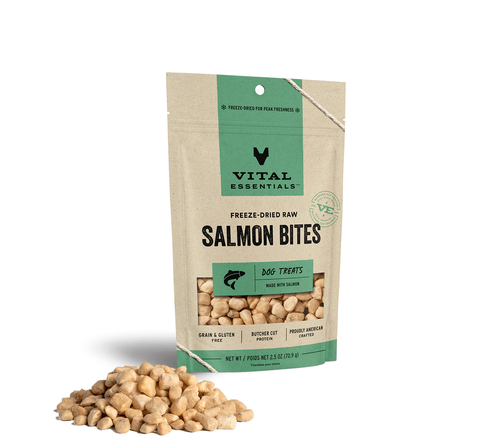 Vital Essentials - Dog Treat - Salmon Bites