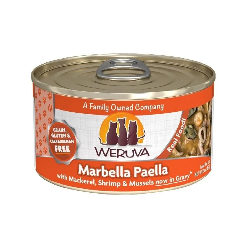 Marbella Paella Mackerel, Shrimp & Mussels in Gravy Cat Can