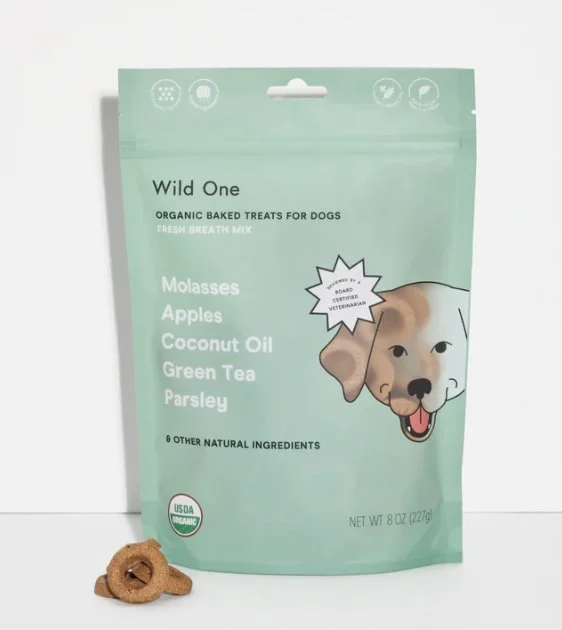 Wild One Organic Baked Dog Treats (Fresh Breath Mix)