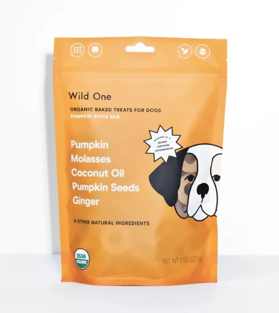 Wild One Organic Baked Dog Treats (Pumpkin Spice Mix)